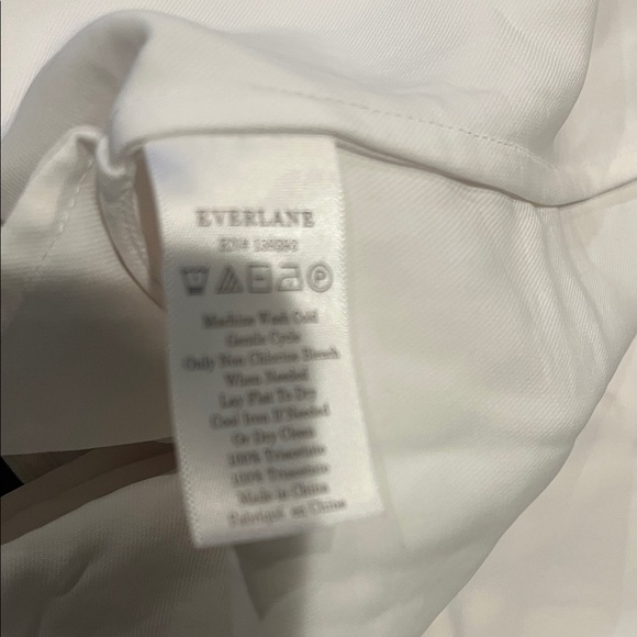 Everlane White Short Sleeve Dress - Picture 6 of 6